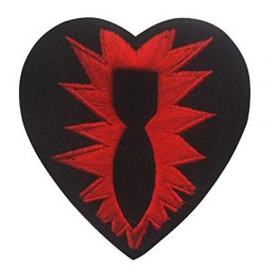 Tactical Embroidery Patch Airsoft Morale Patch 1 Bomb EOD Sapper Unit Tactical Embroidery Patch Hook & Loop Morale Patch Military Patch for Clothing Accessory Backpack Armband (color2)