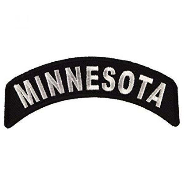 Sujak Military Items Airsoft Morale Patch 3 Minnesota State Rocker Iron or Sew on Embroidered Shoulder Patch D37
