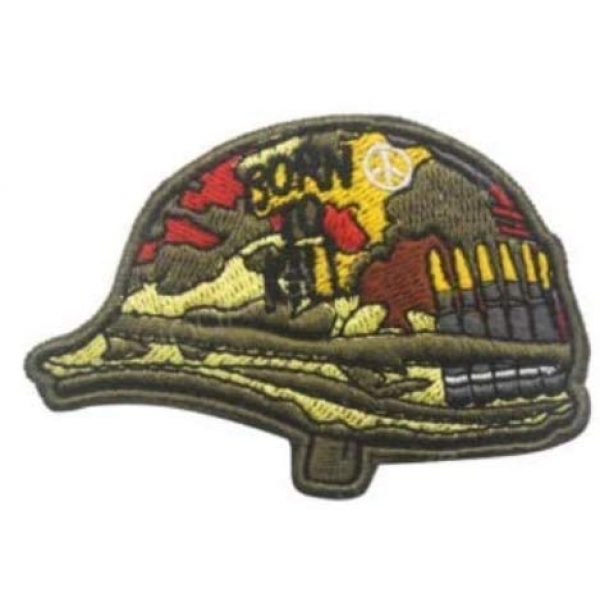 Tactical Embroidery Patch Airsoft Morale Patch 1 Private Joker Camo Born to Kill Tactical Embroidery Patch Hook & Loop Morale Patch Military Patch for Clothing Accessory Backpack Armband