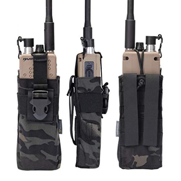 IDOGEAR Tactical Pouch 4 IDOGEAR Tactical Radio Pouch for PRC148/152 Radio Holster Military Interphone Storage MOLLE Pouch Airsoft Hunting 500D Nylon