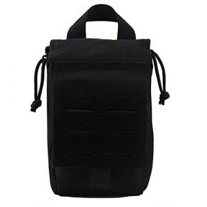 LGL Tactical Pouch 1 Tactical Sling Bag Tactical Pouches - Tactical Molle First Aid Kit Survival Bag 1000D Nylon Emergency Pouch Military Outdoor Travel Waist Pack Camping Lifesaving Case Tool Pouch Bag Mini Utility Pouch