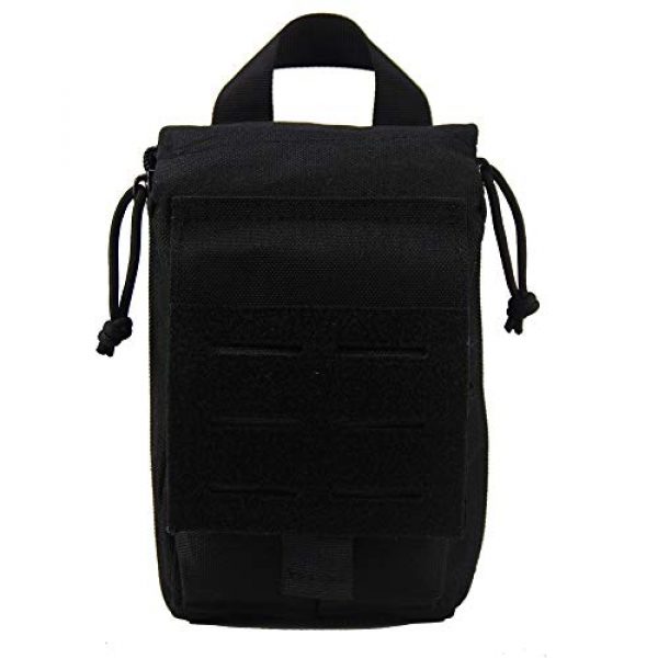 LGL Tactical Pouch 1 Tactical Sling Bag Tactical Pouches - Tactical Molle First Aid Kit Survival Bag 1000D Nylon Emergency Pouch Military Outdoor Travel Waist Pack Camping Lifesaving Case Tool Pouch Bag Mini Utility Pouch