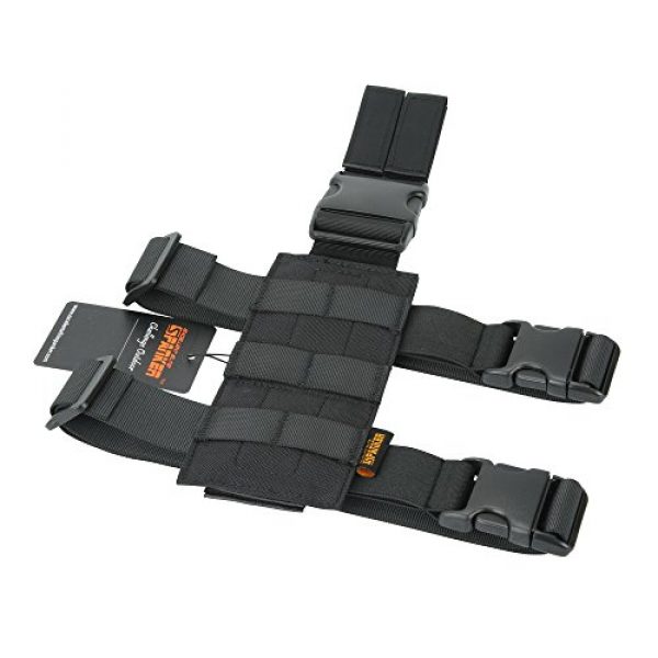 EXCELLENT ELITE SPANKER Tactical Pouch 1 EXCELLENT ELITE SPANKER Tactical Drop Leg Holster Adjustable Drop Leg Platform Molle Module Universal Bag for Left/Right Leg