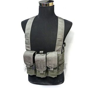 TMC Airsoft Tactical Vest 1 TMC RG Grey M4 Mag Tactical Chest Rig LE 6 Vest for Airsoft Pantball Hunting
