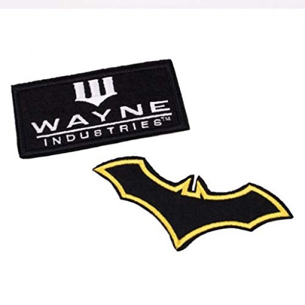 BATMAN Airsoft Morale Patch 1 Batman Emblem Patches Set for Bags, Coat, Jacket, Backpack, Ha,t Cap, Tactical Vest & More