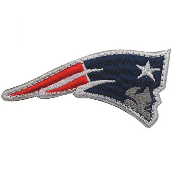 ODSP Airsoft Morale Patch 3 Football Team Logo Patches Embroidered Military Morale Tactical Patch with Hook and Loop Fasteners Backing Emblem Badges 2.76" x 1.38" 2PCS