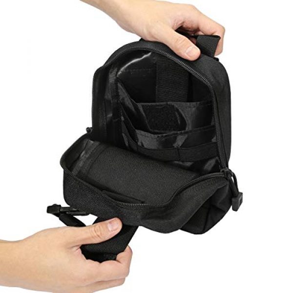 CozyCabin Tactical Pouch 5 CozyCabin Tactical MOLLE Rip-Away EMT Medical First Aid Molle Pouch Blowout Pouch (Bag Only)
