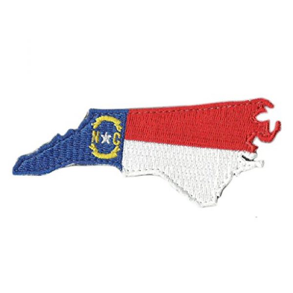 Gadsden and Culpeper Airsoft Morale Patch 1 Die Cut North Carolina State Patch - 2" x 3"
