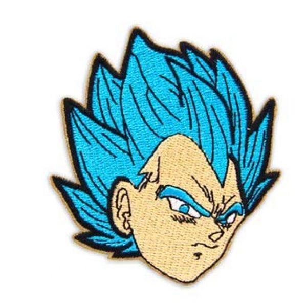Tactical Embroidery Patch Airsoft Morale Patch 1 Dragon Ball Z Super Saiyan Frieza Goku Vegeta Tactical Embroidery Patch Hook & Loop Morale Patch Military Patch for Clothing Accessory Backpack Armband (color3)