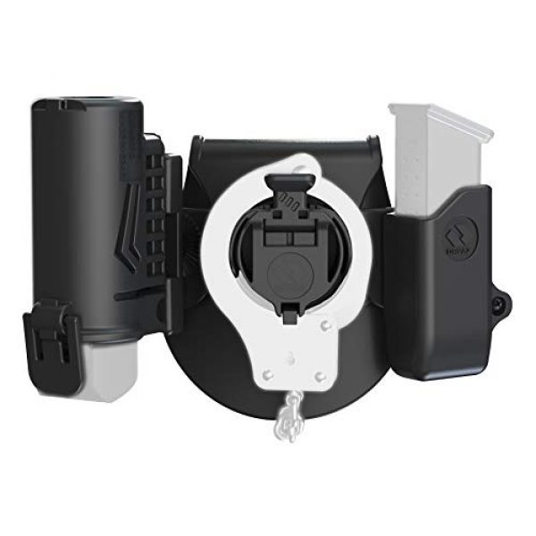 Orpaz Tactical Pouch 1 Orpaz Handcuff Case, Pepper Spray Holder and Magazine Holster (Steel Magazines)