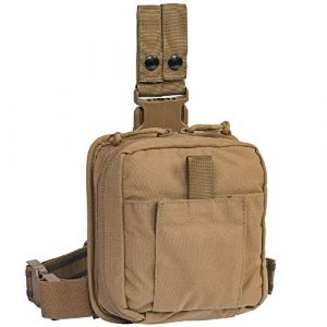 CCR Tactical Pouch 1 CCR Combat Casualty Response Drop Leg Pouch IFAK Pack - Coyote
