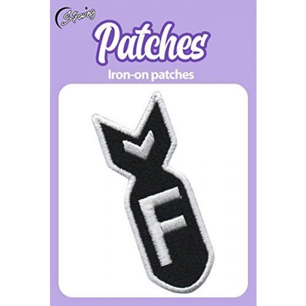 Straveg Airsoft Morale Patch 1 Iron On Patches - Black Patch Iron On 1pcs Morale Patch Embroidered Bastion Tactical Combat S-71