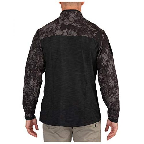 5.11 Tactical Shirt 4 5.11 Tactical Men's GEO7 Advanced Conceal Camo Rapid Half-Zip Camo Tactile Sweatshirt, Style 72415G7