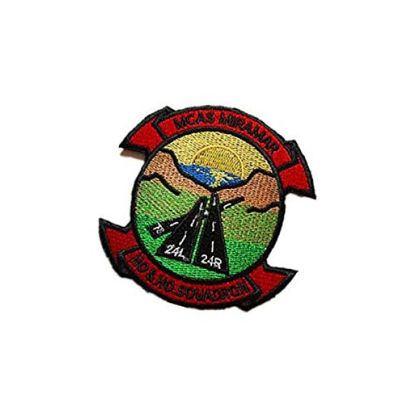Embroidery Patch Airsoft Morale Patch 3 Marine Corps Air Station Miramar MCAS Miramar Military Hook Loop Tactics Morale Embroidered Patch