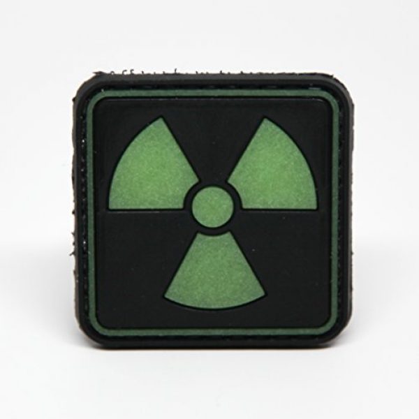NEO Tactical Gear Airsoft Morale Patch 1 NEO Tactical Gear Radioactive Glow in The Dark PVC Rubber Morale Patch - Hook Backed Patch