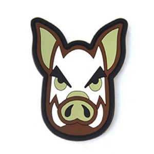 Tactical PVC Patch Airsoft Morale Patch 1 Pig Face PVC Military Tactical Morale Patch Badges Emblem Applique Hook Patches for Clothes Backpack Accessories