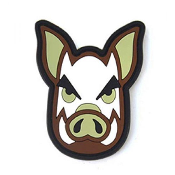 Tactical PVC Patch Airsoft Morale Patch 1 Pig Face PVC Military Tactical Morale Patch Badges Emblem Applique Hook Patches for Clothes Backpack Accessories