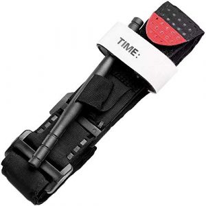 Epic Medical Supply Tactical Pouch 1 Epic Medical Supply Combat Tourniquet with Emergency Time Strap, Quick Release Buckle, and One Hand Grip Stick for Self or First Responder Application, Tactical Military Survival Gear