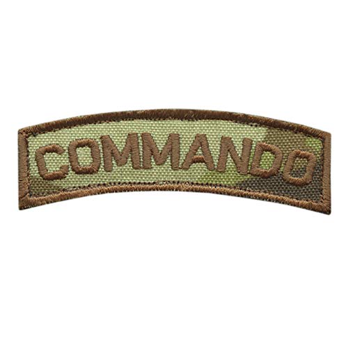 LEGEEON Airsoft Morale Patch 1 LEGEEON Multicam Commando Shoulder Tab Army Military Tactical Morale Touch Fastener Patch