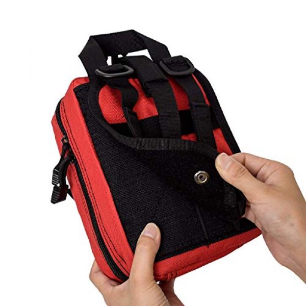 Krisvie Tactical Pouch 4 Krisvie Tactical EMT Pouch 1000D Nylon Detachable Molle First Aid Bag for Outdoor