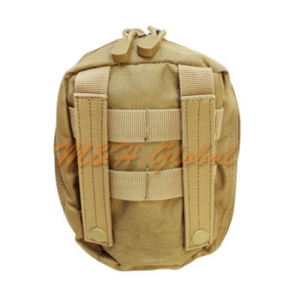MH GLOBAL Tactical Pouch 2 MOLLE EMT Pouch Tactical Medic First Aid Pouch - TAN