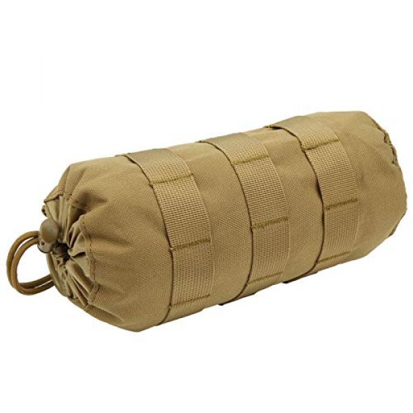 Dauerhaft Tactical Pouch 2 DAUERHAFT Durable Water Bottle Sleeve Bag Lightweight and Portable,Suitable for Camping,Hiking(Mud Color)