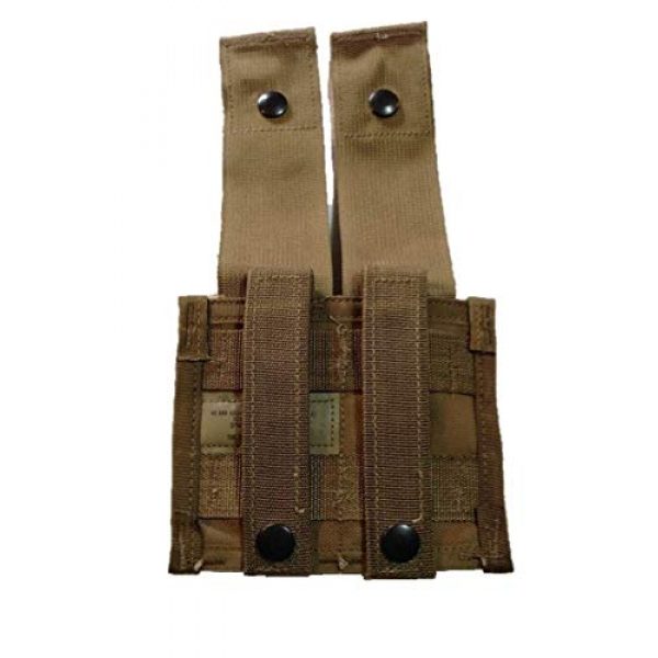 Airsoft Tactical Pouch 2 AirSoft Lot of 2 USGI Double 40MM HE High Explosive/Grenade MOLLE Pouch New Nib Coyote