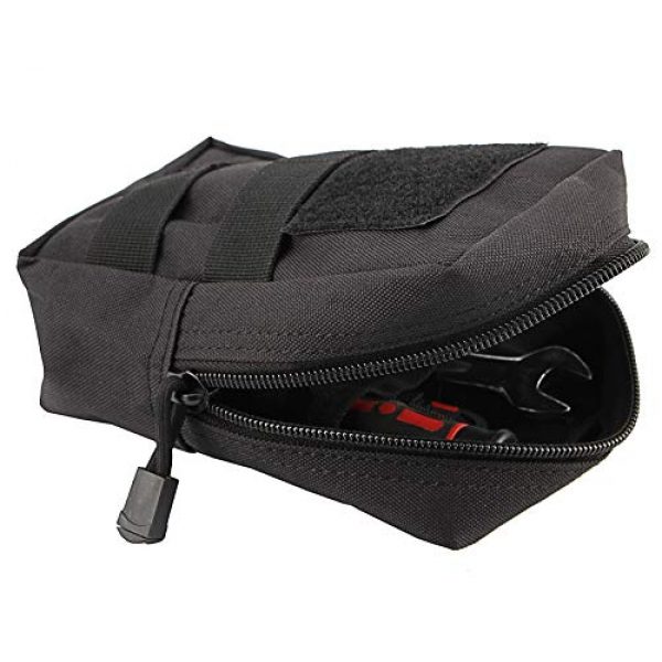 LefRight Tactical Pouch 2 LefRight 2 Pack Small Molle Pouch Multipurpose EDC Compact Admin Pouch Utility Tool Bag combo Clips