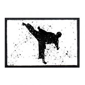 P PULLPATCH Airsoft Morale Patch 1 Taekwondo Explosion Morale Patch | Hook and Loop Attach for Hats, Jeans, Vest, Coat | 2x3 in | by Pull Patch