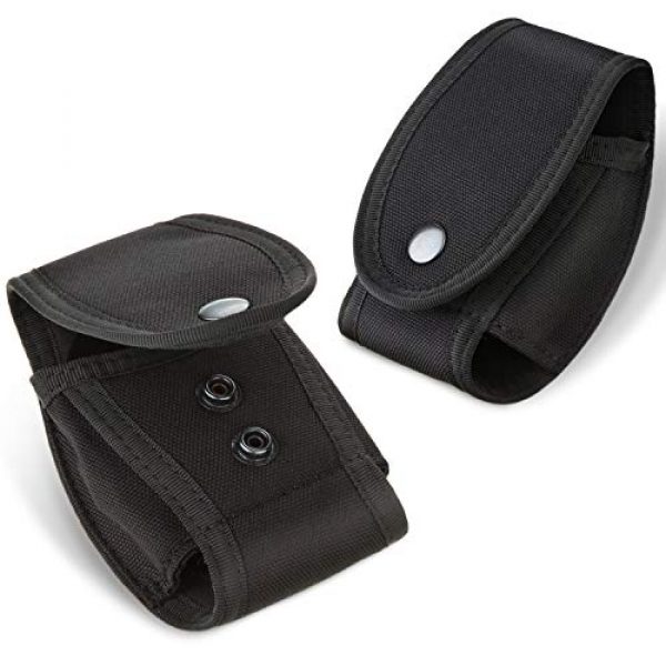 Frienda Tactical Pouch 4 Frienda 2 Packs Handcuff Cases Nylon Handcuff Holders Universal Handcuff Pouch for Most Chain or Hinged Cuffsc