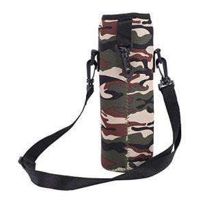 Yencoly Tactical Pouch 1 Yencoly Scald-Proof Case Cover Sleeve Water Bottle Bag, with Strap Water Bottle Case, Water Bottle Sling Bag for Sports Outdoor Use