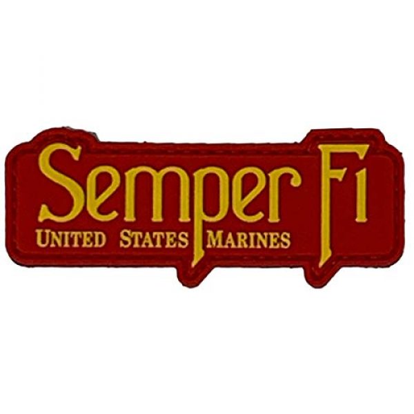 PatchOps Airsoft Morale Patch 1 PatchOps Semper Fi United States Marines PVC Tactical Morale Booster Patch