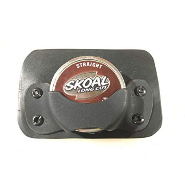 MTO Holster Tactical Pouch 1 Snuff Can/Dip/Chew/Clip On Tobacco Leather and Kydex Holster