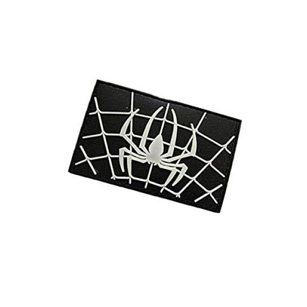 PVC PATCH Airsoft Morale Patch 3 Spider Man Spider-Man Superhero Military Hook Loop Tactics Morale PVC Patch (color1)