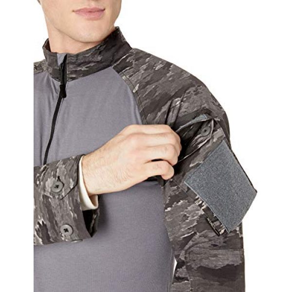 Tru-Spec Tactical Shirt 2 Combat Shirt, A-TACS Au-x Xtreme BDU 1/4 Zip, Ll, A-TACS Au-X, Large/Large