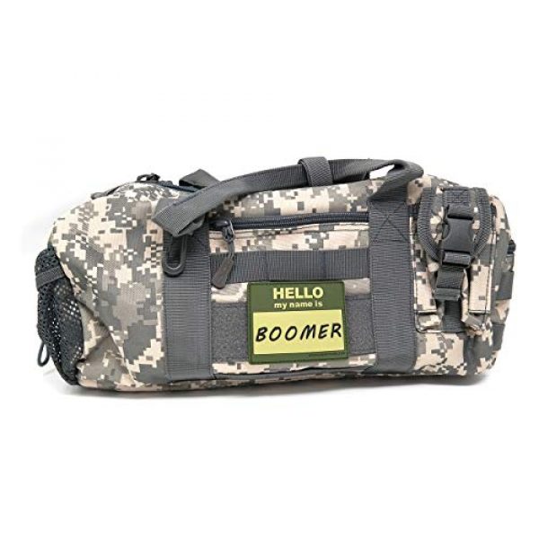 Stinking Patch Co. Airsoft Morale Patch 5 Hello My Name is Boomer - PVC Rubber Tactical Morale Patch