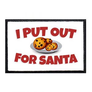 P PULLPATCH Airsoft Morale Patch 1 I Put Out for Santa Morale Patch | Hook and Loop Attach for Hats, Jeans, Vest, Coat | 2x3 in | by Pull Patch