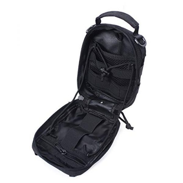 LIVANS Tactical Pouch 6 LIVANS Tactical Molle EMT Pouch, First Aid IFAK MOLLE Pouch Medical Utility Bag Medical Trauma Bag Emergency Pouches for Travel, Car, Camping Include Red-Cross Patch