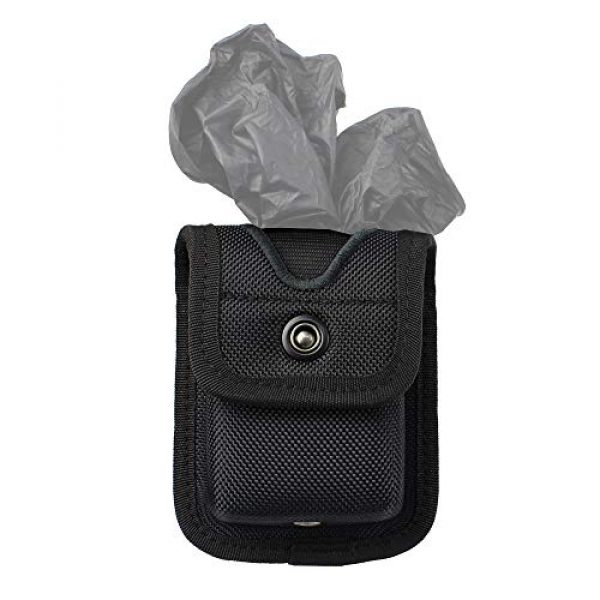 Lytharvest Tactical Pouch 1 Lytharvest Molded Pager/Glove Pouch, Nylon Molded Latex Glove Pouch for Duty Belt,Pager Holder Duty Belt, EMT Pager Glove Pouch Protective for Most Compact pagers or Latex Gloves,Snap Closure