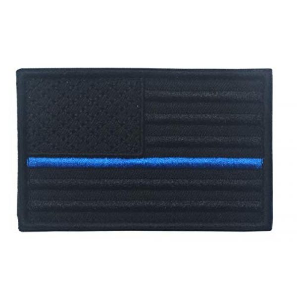 Tactical Embroidery Patch Airsoft Morale Patch 1 United States Flag Embroidery Patch Military Tactical Morale Patch Badges Emblem Applique Hook Patches for Clothes Backpack Accessories