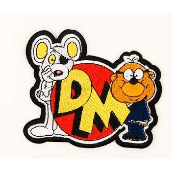 Tactical Embroidery Patch Airsoft Morale Patch 1 DM Danger Mouse & Penfold Tactical Embroidery Patch Hook & Loop Morale Patch Military Patch for Clothing Accessory Backpack Armband