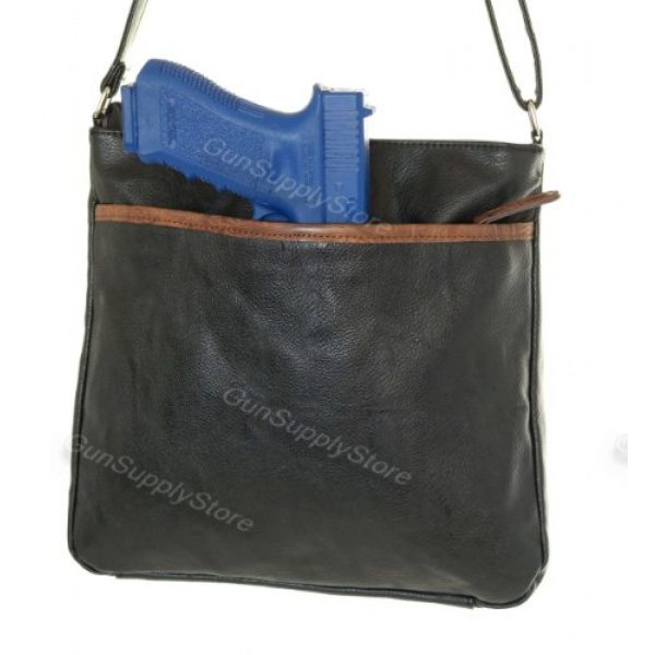 GSS-102-blk/blk Tactical CCW Purse 2 GSS-102-blk/blk Concealed Carry Purse - Lightweight CCW Crossbody Gun Bag