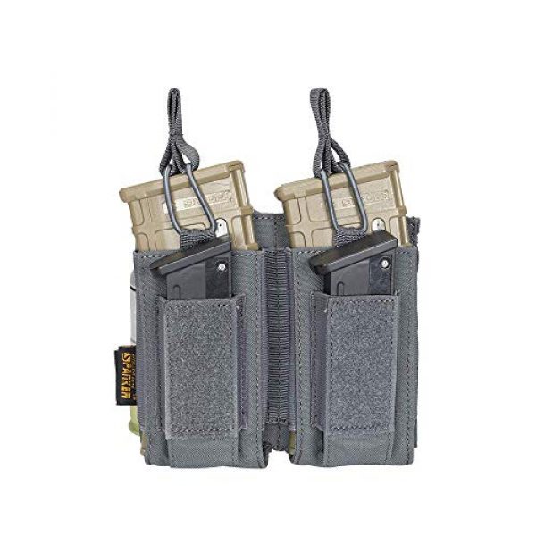 EXCELLENT ELITE SPANKER Tactical Pouch 6 Molle Dump Pouch Drawstring Magazine Open-Top Double Mag Pouch