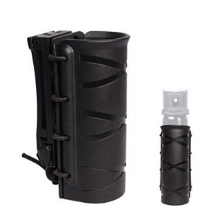 Lilcreek Tactical Pouch 1 Lilcreek Pepper Spray Holster, Police Duty OC Pepper Holder, Open Top Tactical Flashlight Pouch Holster