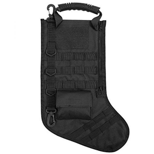 AIRSOFTPEAK Tactical Pouch 1 AIRSOFTPEAK Tactical Christmas Stocking Bag Design, Christmas Decoration Gift, Military with Molle Gear Webbing for Outdoor Hunting Shooting