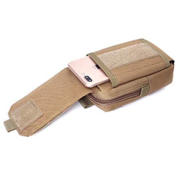 Azarxis Tactical Pouch 5 Azarxis Tactical EDC Pouch, Molle Utility Pouches Gadget Organizer Phone Holder Waist Pack IFAK Bag Smartphone Pouch Tool Holster Pocket