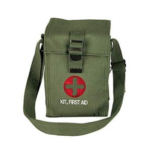 Rothco Tactical Pouch 1 Rothco Vintage Styled Platoon Leader Trauma/First Aid Pouch, Olive Drab