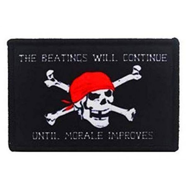 Fine Print Patch Airsoft Morale Patch 1 Jolly Roger Pirate Skull Military Hook Loop Tactics Morale Printed Patch