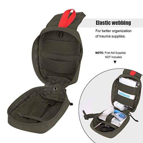 PETAC GEAR Tactical Pouch 2 PETAC GEAR Blow Out Medical Pouch Rip Away EMT First Aid Pouch IFAK Tactical Utility Pouch for Outdoor Activities Medical Supplies (Bag Only)