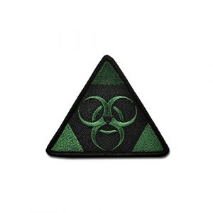 BASTION Airsoft Morale Patch 1 BASTION Morale Patches (Biohazard, ODG) | 3D Embroidered Patches with Hook & Loop Fastener Backing | Well-Made Clean Stitching | Military Patches Ideal for Tactical Bag, Hats & Vest